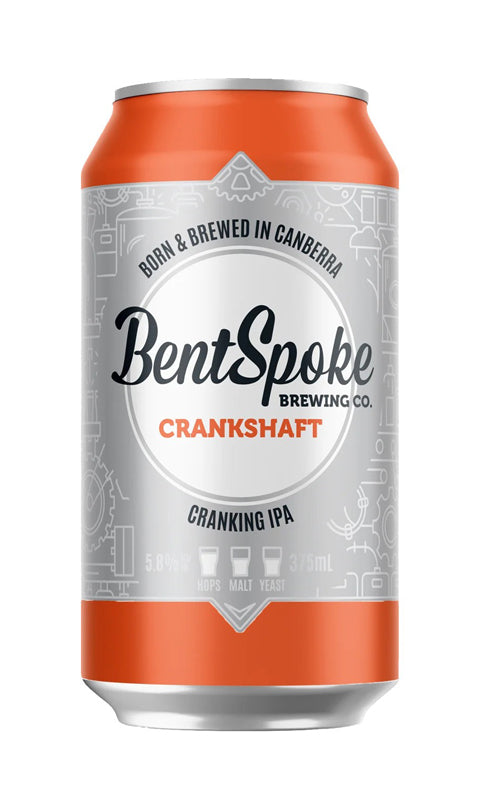 Order BentSpoke Brewing Co. Crankshaft IPA Cans 375mL Beer  Online - Just Wines Australia