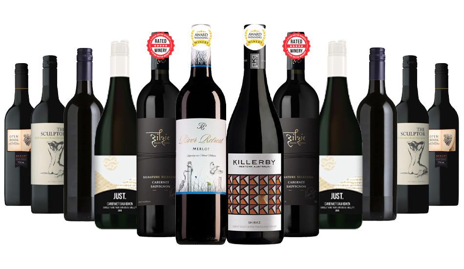 Order Refined Red Wines Mixed - 12 Bottles including 5 Star Rated & Award Winning Wineries  Online - Just Wines Australia