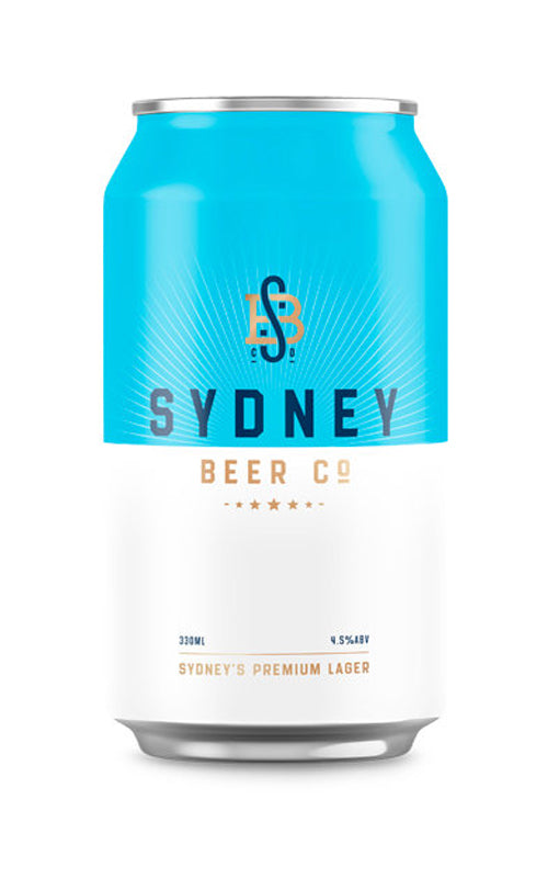 Order Sydney Beer Co Lager Cans 330mL Beer  Online - Just Wines Australia