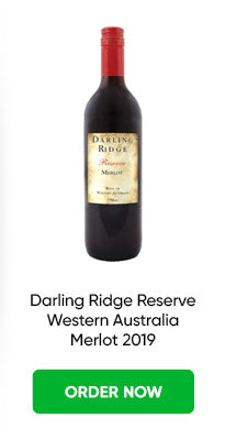 Darling Ridge Reserve Western Australia Merlot 2019 - 12 Bottles by Just Wines 