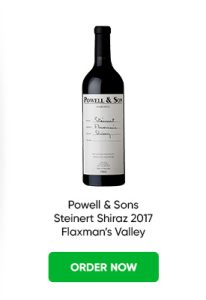 Buy Powell & Sons Steinert Shiraz 2017 Flaxman’s Valley - 1 Bottle from Just Wines Australia