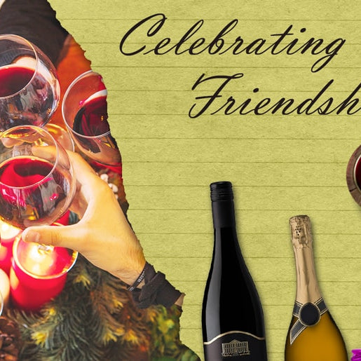 Friendship Day wine gift.