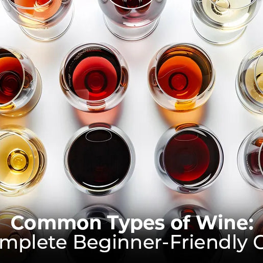 Common Types of Wine: A Complete Beginner-Friendly Guide