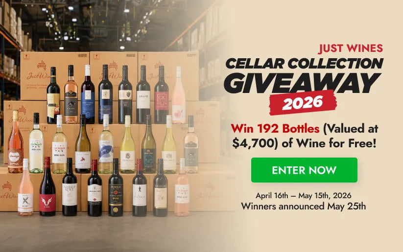 Win 192 Bottles of Wine  Just Wines Cellar Collection Giveaway 2026