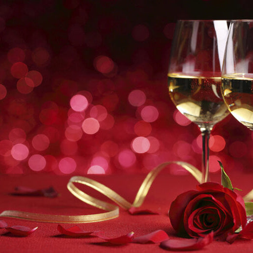 valentine day and wines