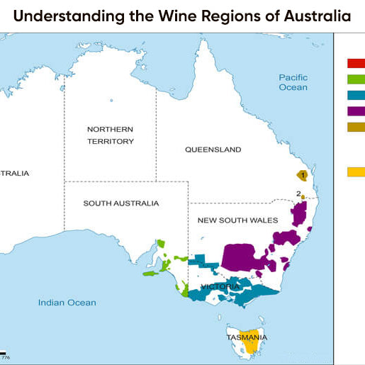 Understanding the Wine Regions of Australia bu Just Wines