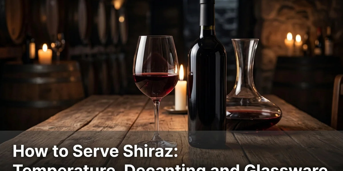 How to Serve Shiraz: Temperature, Decanting and Glassware