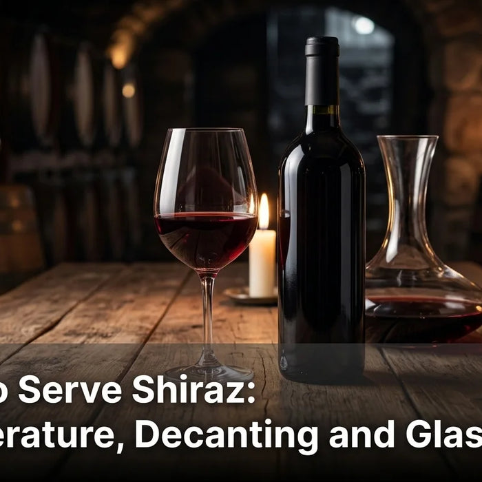 How to Serve Shiraz: Temperature, Decanting and Glassware