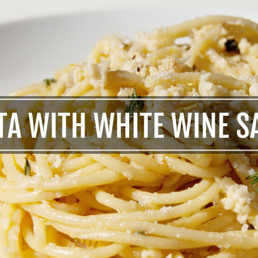 Pasta with white wine sauce