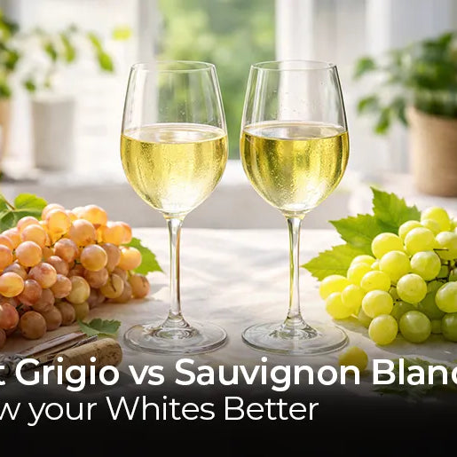 Pinot Grigio vs Sauvignon Blanc - Know your Whites Better