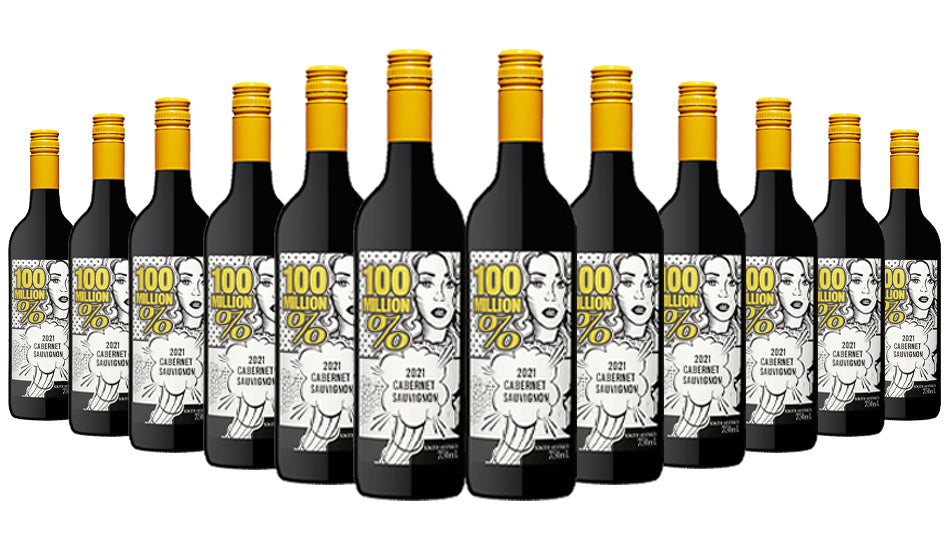 Order 100 Million % South Australia Cabernet Sauvignon 2021 - 12 Bottles  Online - Just Wines Australia