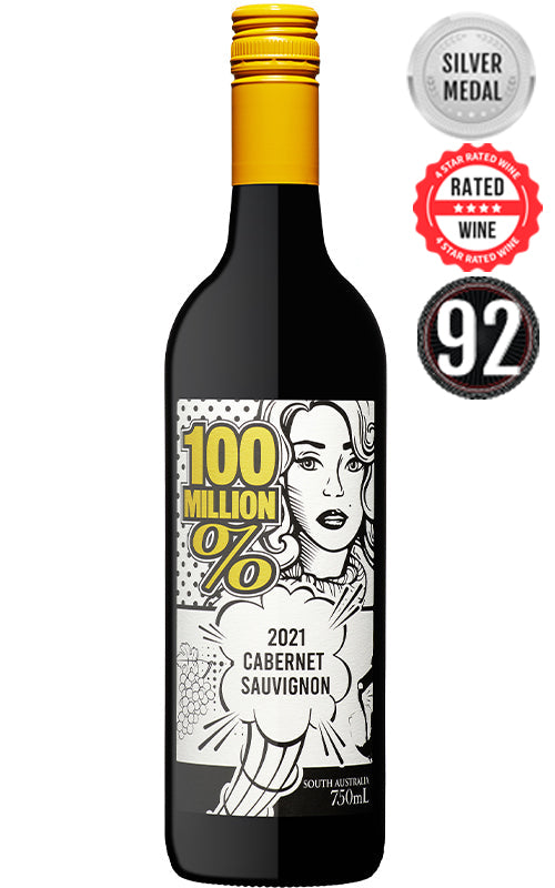 Order 100 Million % South Australia Cabernet Sauvignon 2021  Online - Just Wines Australia