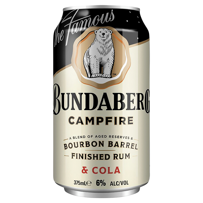 Bundaberg Campfire Bourbon Barrel & Cola 6%