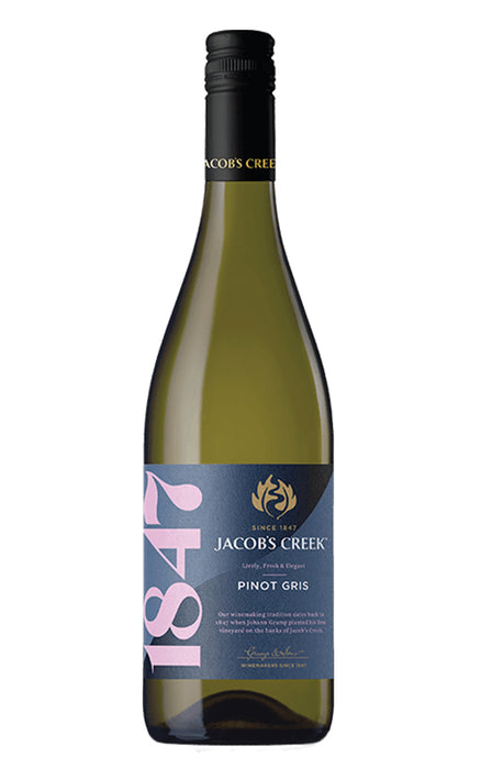 Order Jacob's Creek Australia 1847 Pinot Gris - 12 Bottles  Online - Just Wines Australia