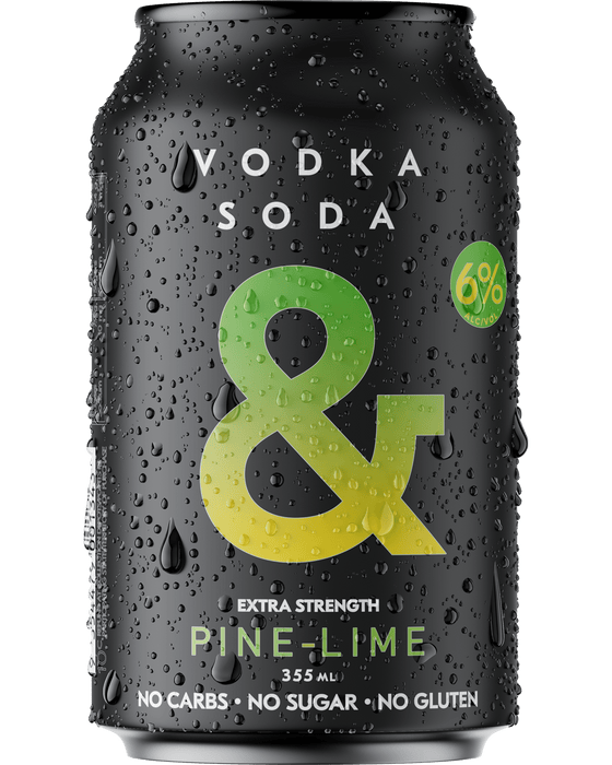 Ampersand Pine-Lime Vodka Soda