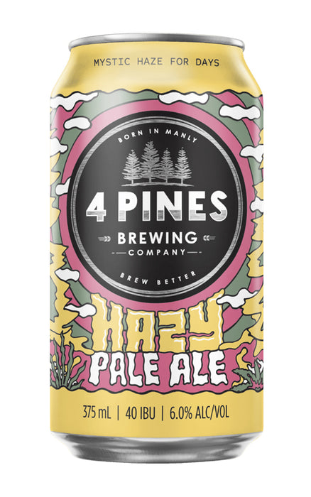 Order 4 Pines Hazy Pale ALE - 24 Cans  Online - Just Wines Australia