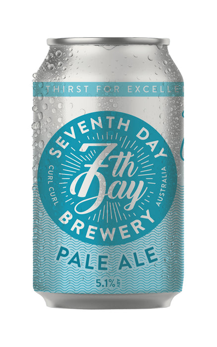 Order 7th Day Brewery Pale Ale 375ml - 16 Cans  Online - Just Wines Australia