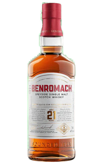 Order Benromach 21 Year Old Single Malt Scotch Whisky 700ml - 1 Bottle  Online - Just Wines Australia