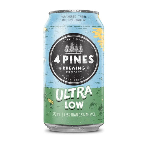 Buy 4 Pines Ultra Low Alcohol Beer Cans - Sans Drinks