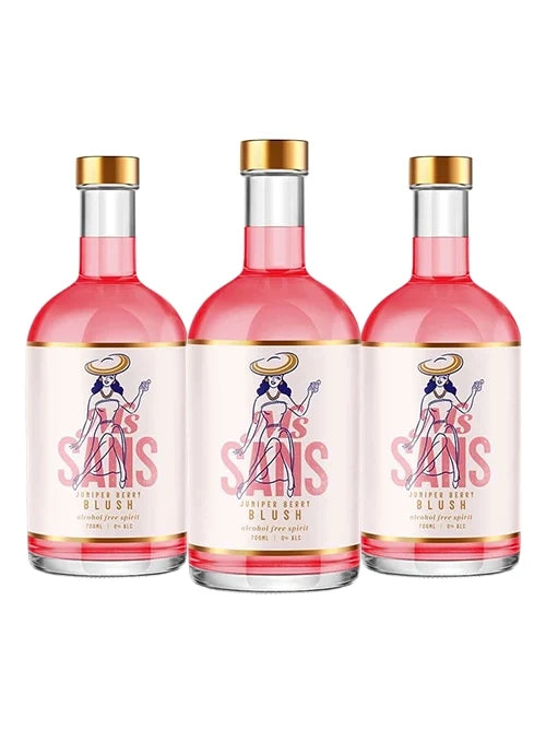 Buy Ms Sans Juniper Berry Blush Pink Gin substitute - Sans Drinks