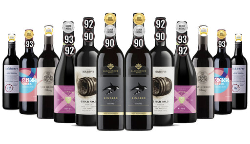 Order Dazzling Premium Shiraz Mixed - 12 Bottles including wines with Gold & Silver Medal  Online - Just Wines Australia