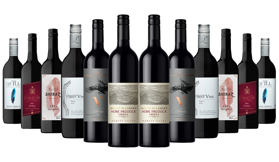 Order Top Sellers Shiraz Mixed - 12 Bottles  Online - Just Wines Australia