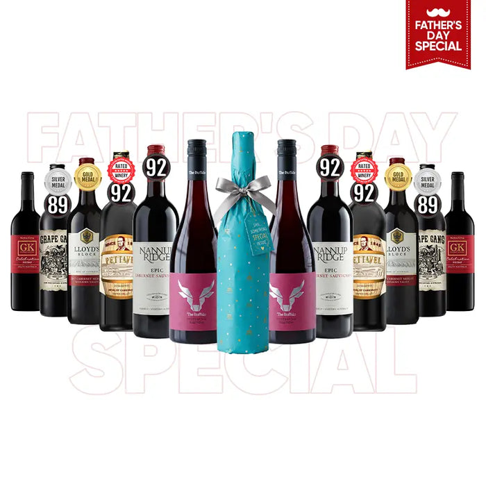 Father's Day Special Red Mix – 12 + 1 FREE Bottles | A Gift for the Dad Who Deserves It All