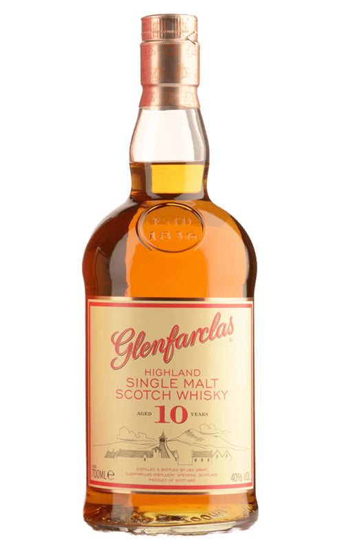 Order Glenfarclas 10 Year Old Single Malt Scotch Whisky 700ml - 1 Bottle  Online - Just Wines Australia