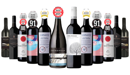 Order Grand Collection Red Mixed - 12 Bottles including wine from Award Winning Winery with Silver Medal & 4 Star Rated Wine  Online - Just Wines Australia