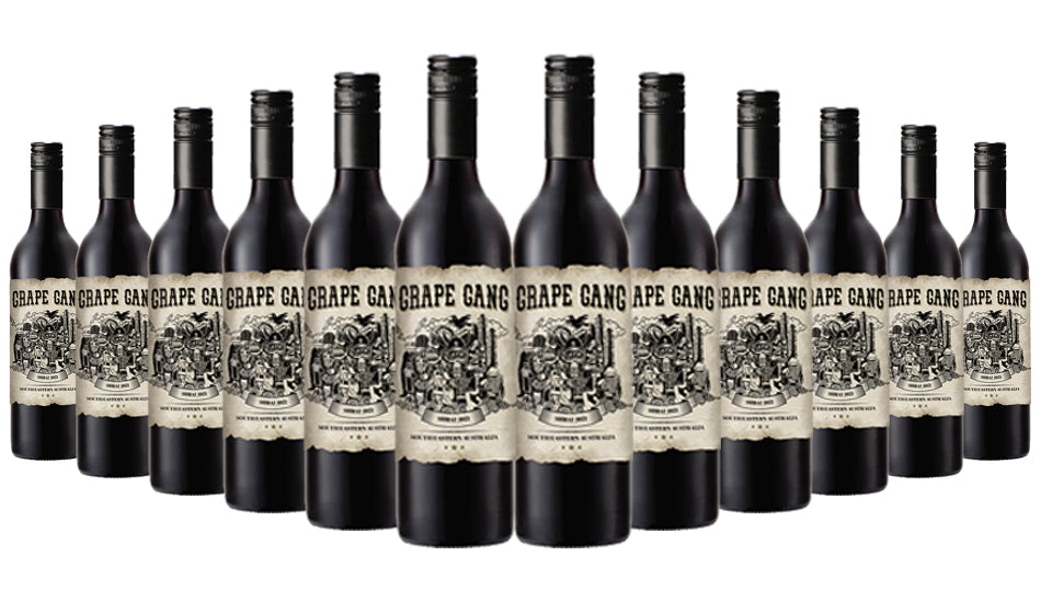 Order Grape Gang Shiraz 2023 - 12 Bottles  Online - Just Wines Australia