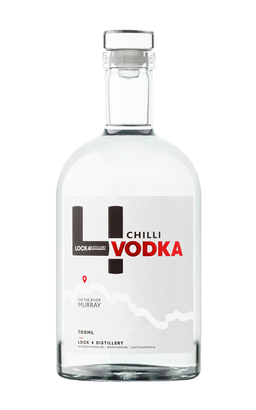 Order Lock 4 Chilli Riverland Vodka 700ml  Online - Just Wines Australia