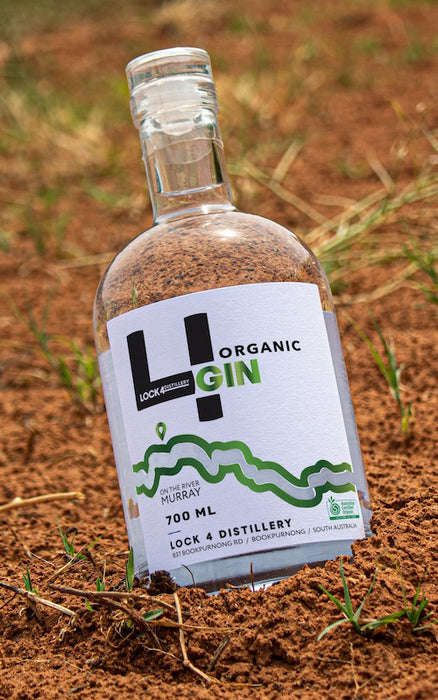 Order Lock 4 Organic Riverland Gin 700ml  Online - Just Wines Australia