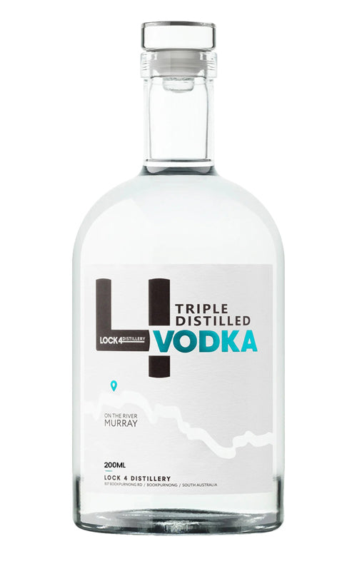 Order Lock 4 Triple Distilled South Australia Vodka 200ml  Online - Just Wines Australia