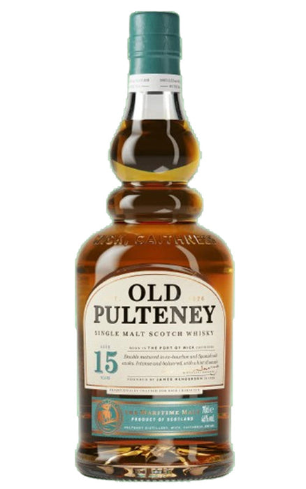 Order Old Pulteney 15 Year Old Single Malt Scotch Whisky 700ml - 1 Bottle  Online - Just Wines Australia