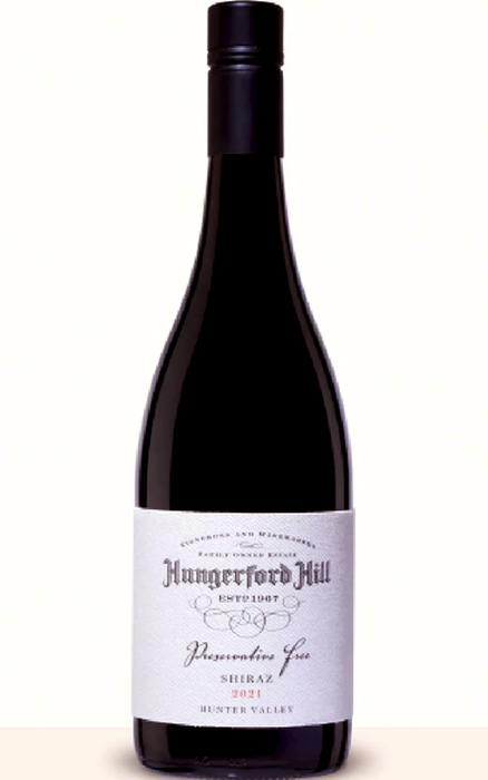 Order Hungerford Hill Hunter Valley Preservative Free Shiraz 2021 - 12 Bottles  Online - Just Wines Australia