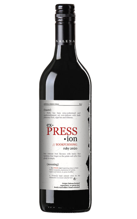 Order Salena Estate South Australia Expression Ruby Cabernet 2020 - 12 Bottles  Online - Just Wines Australia