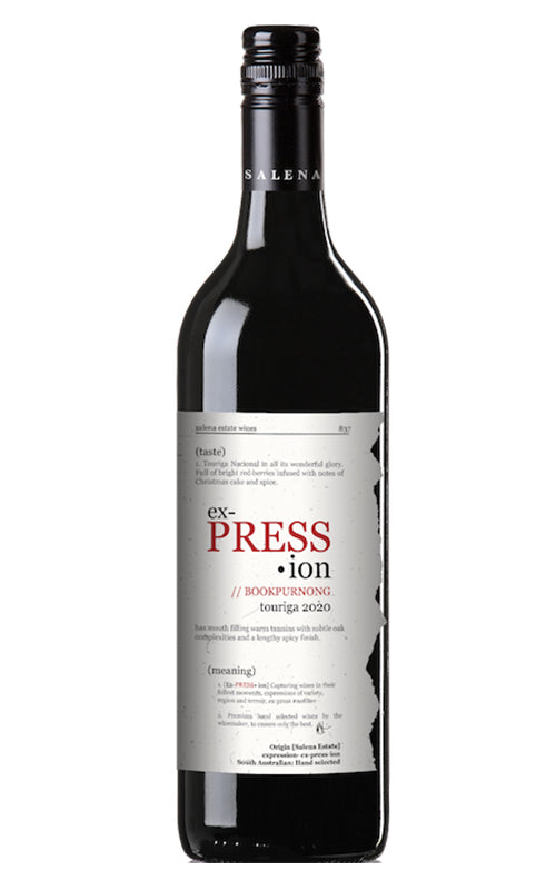 Order Salena Estate South Australia Expression Touriga 2020 - 12 Bottles  Online - Just Wines Australia