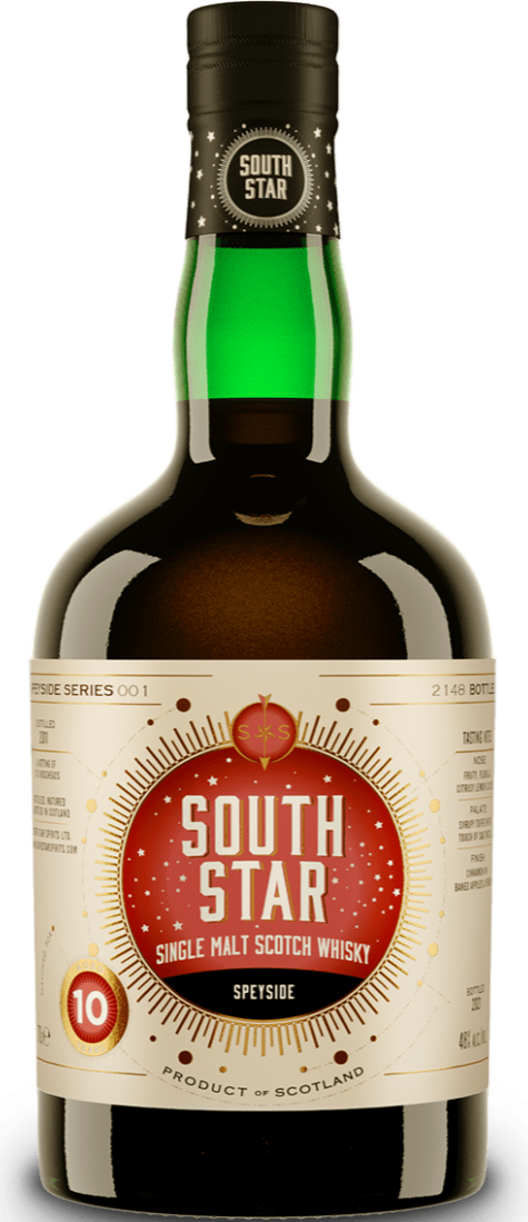  Liquor Loot- South Star Speyside 10 Year Old Single Malt Scotch Whisky (700mL) -  