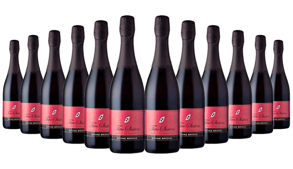 Order Stone Bridge Two Sisters Sparkling Shiraz - 12 Bottles  Online - Just Wines Australia