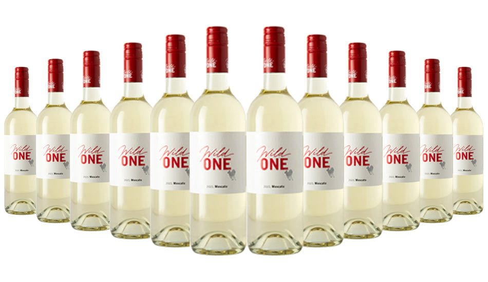 Order The Wild One Moscato 2021 - 12 Bottles  Online - Just Wines Australia