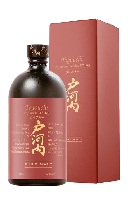 Togouchi Pure Malt Japanese Whisky 700ml - 1 Bottle