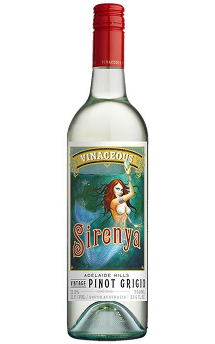 Vinaceous Sirenya Adelaide Hills Pinot Grigio 2025 - 12 Bottles