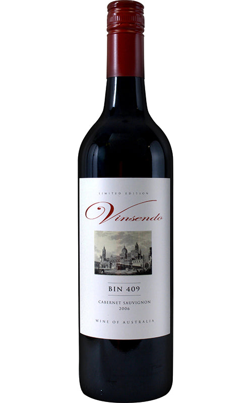 Order Vinsendo Bin 409 Australia Cabernet Sauvignon 2006 - 12 Bottles  Online - Just Wines Australia