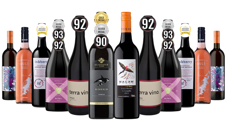 Order High-End Red Wine Mixed - 12 Bottles  Online - Just Wines Australia