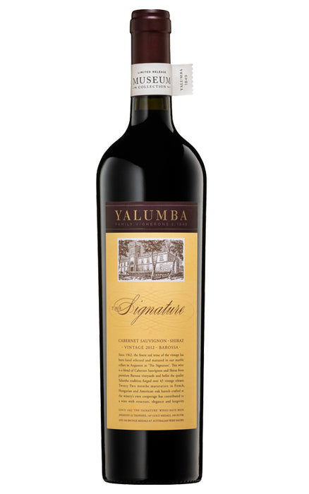 Order Yalumba Signature Barossa Valley Cabernet Shiraz Museum Release 2012 - 1 Bottle  Online - Just Wines Australia