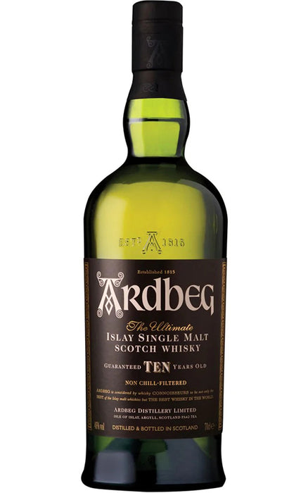 Order Ardbeg 10 Year Old Islay (United Kingdom) Single Malt Scotch Whisky 700ml - 1 Bottle  Online - Just Wines Australia