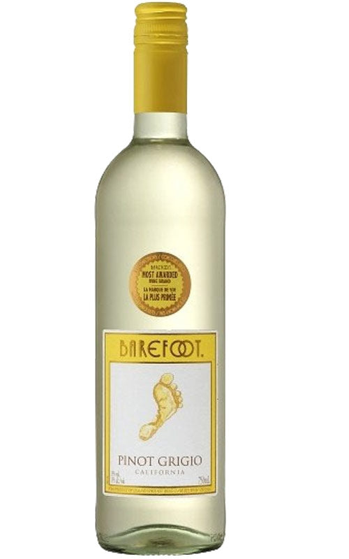 Order Barefoot Pinot Grigio SEA - 6 Bottles  Online - Just Wines Australia