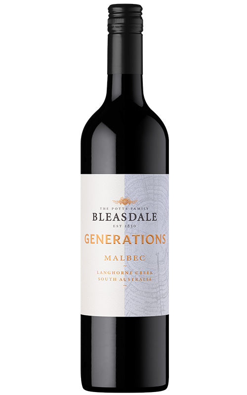 Order Bleasdale Flagship Generations Malbec 2022 Langhorne Creek - 6 Bottles  Online - Just Wines Australia