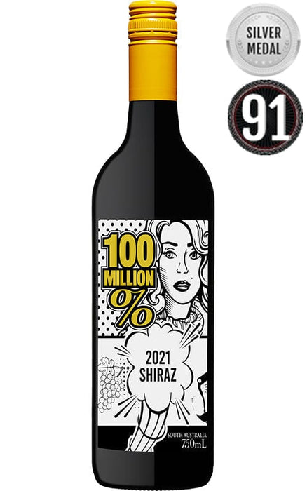Order 100 Million % South Australia Shiraz 2021 JustWines Australia