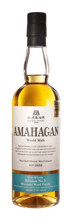 Order Amahagan World Malt Edition No.3 Mizunara Wood Finish Japanese Malt Whisky (700ml) - 1 Bottle JustWines Australia